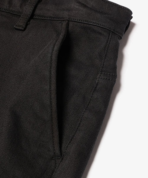 MR.OLIVE/SUPER STRETCH DENIM / SILICON DYED WIDE STRAIGHT PANTS ミスターオリーブ/スーパーストレッチデニム/シリコンウォッシュワイドストレートパンツ